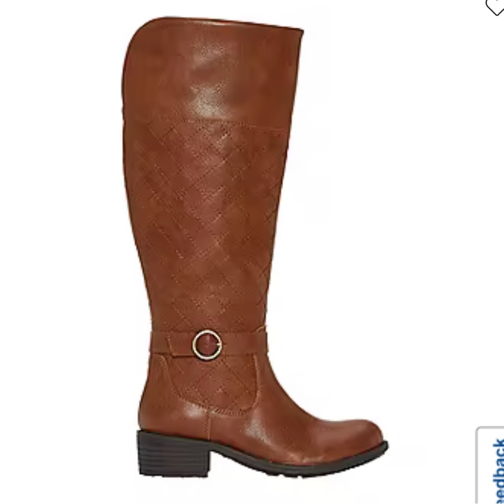 St. John’s Bay Women’s Deer Stacked Heel Riding Boots
